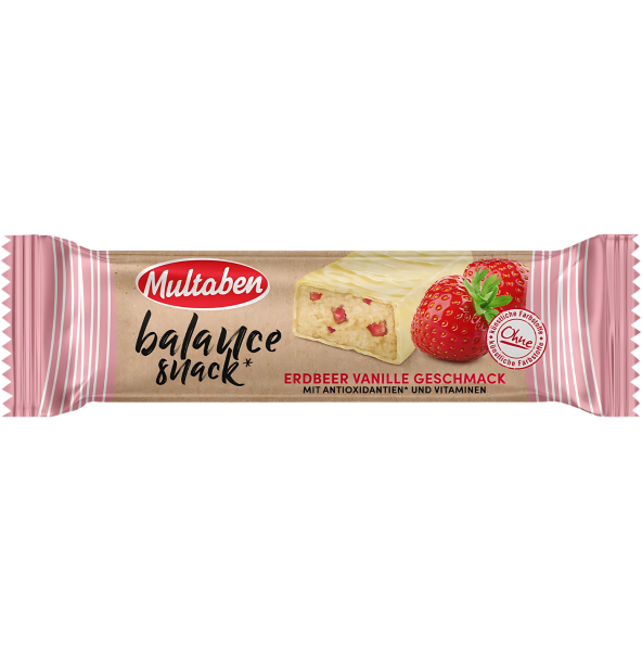 Multaben - Balance Snack Erdbeer-Vanille 38g